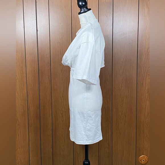 JACQUEMUS White T-Shirt Minidress size S - Picture 11 of 14